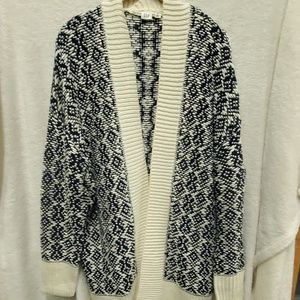 Preppy slouchy Oversized Cardigan